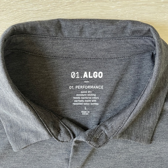 Men’s Algo collared shirt size L - Picture 2 of 3